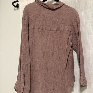 Abercrombie & Fitch Textured Shirt in Taupe